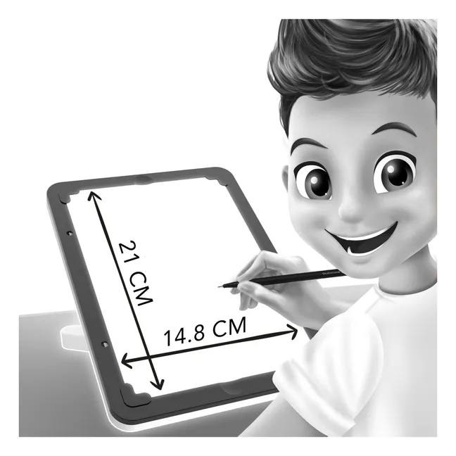 Tablette à dessin lumineuse 3 en 1