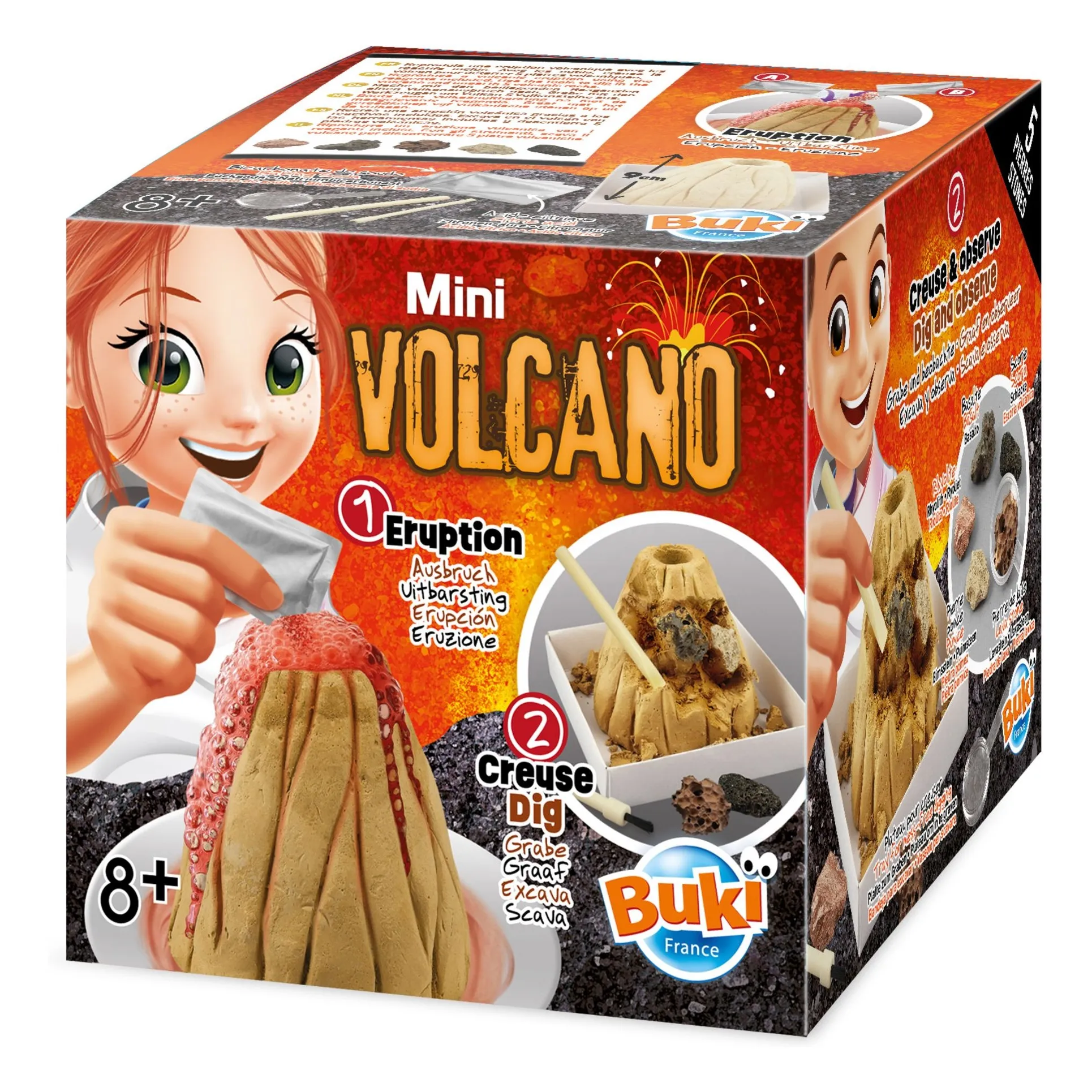 Buki Multicoloured Mini Volcano