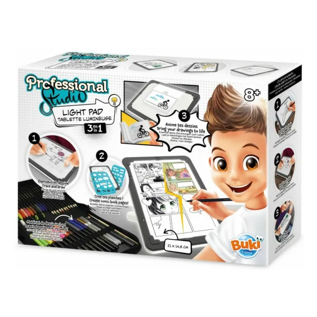 Tavoletta da disegno illuminata 3 in 1