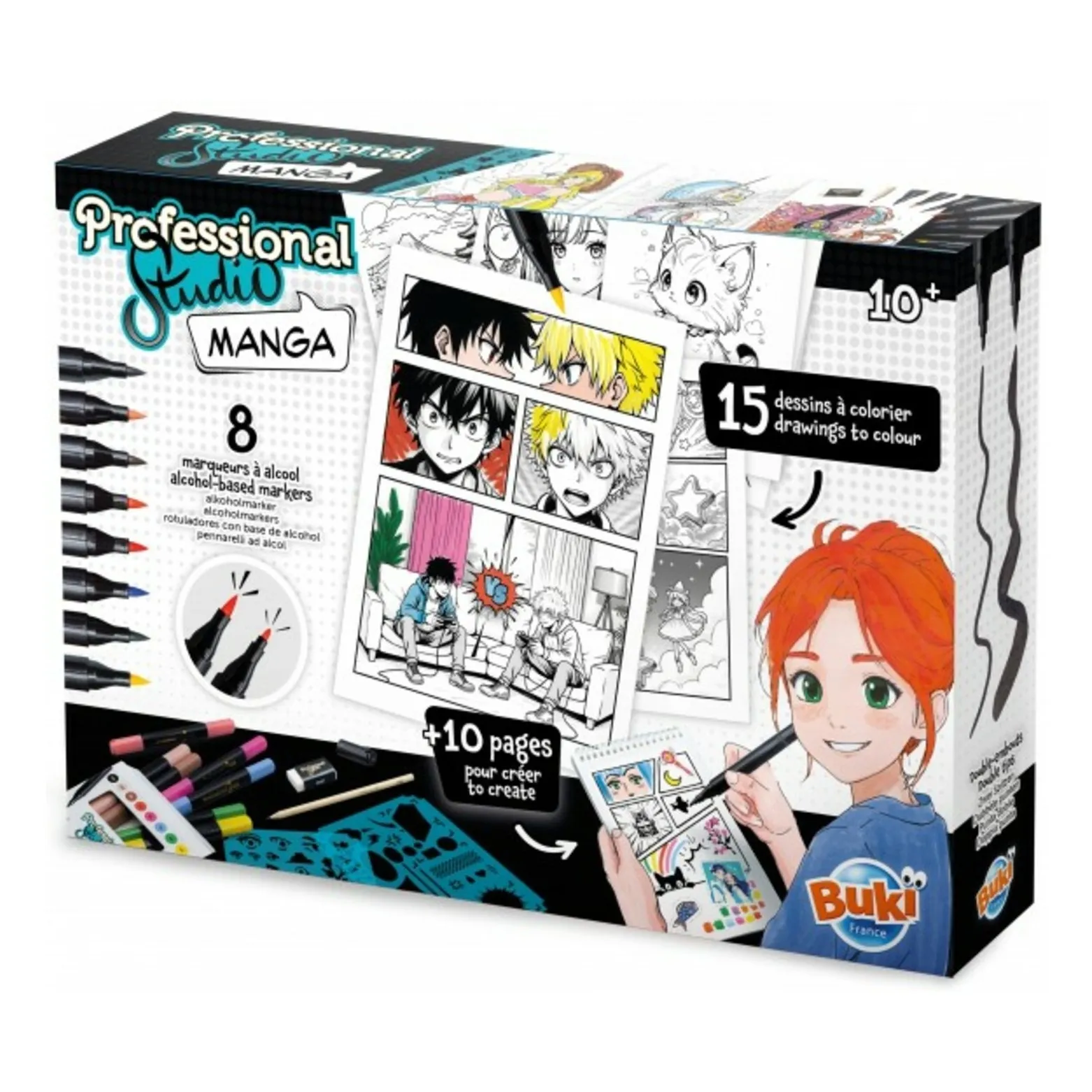 Buki Multicoloured Manga Lighted Drawing Board