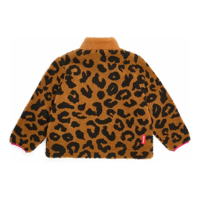 Veste Polaire Léopard | Marron