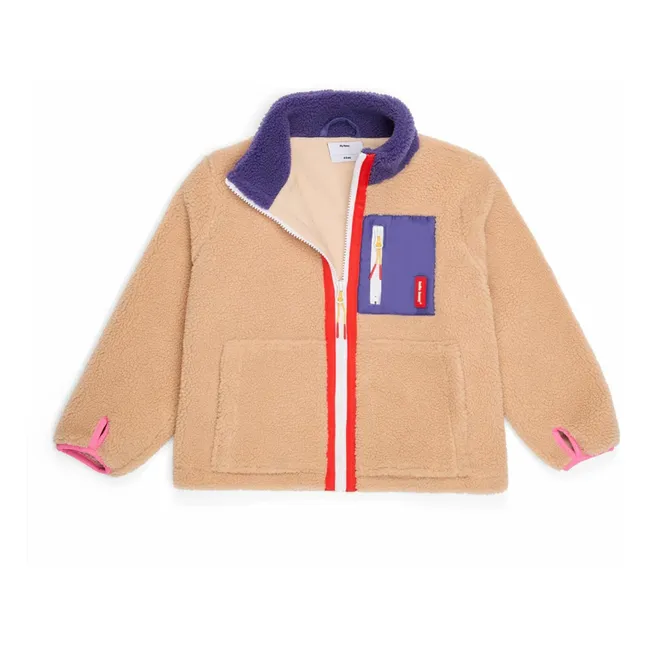Chaqueta polar Plum | Beige