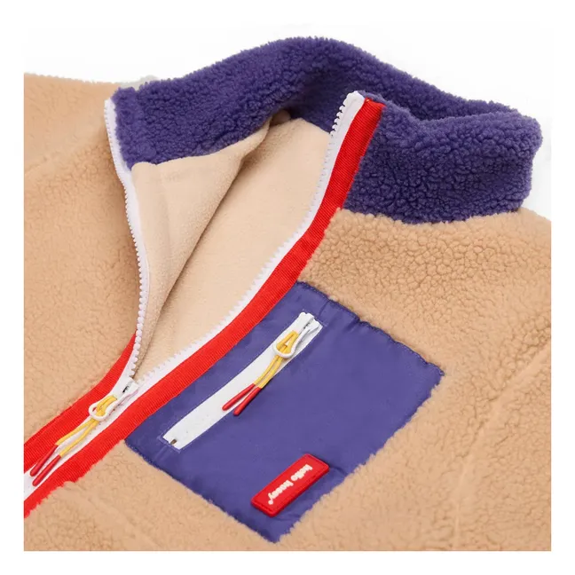 Chaqueta polar Plum | Beige