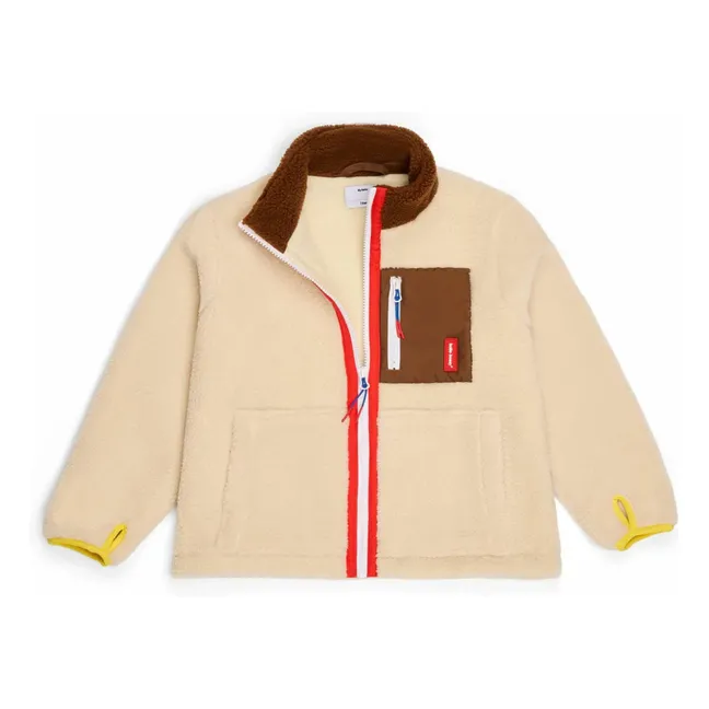 Chaqueta polar Choco | Crema