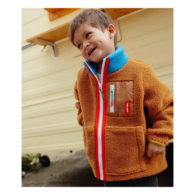 Fleecejacke Camel | Braun