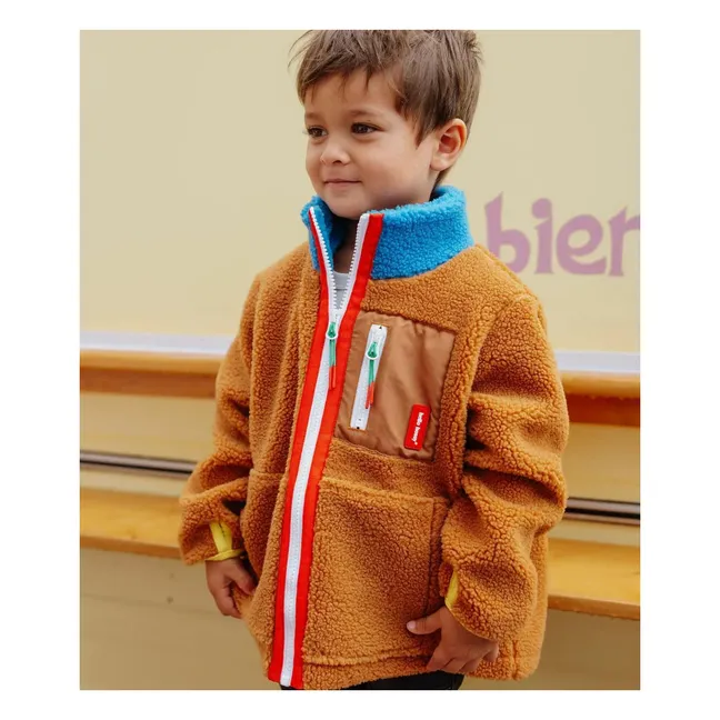 Chaqueta polar camel | Marrón