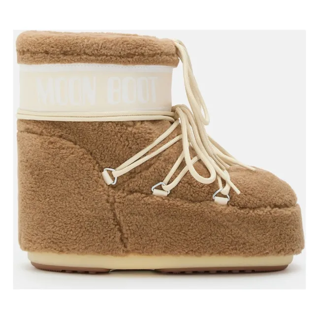 Icon Low Fleece Boots | Camel