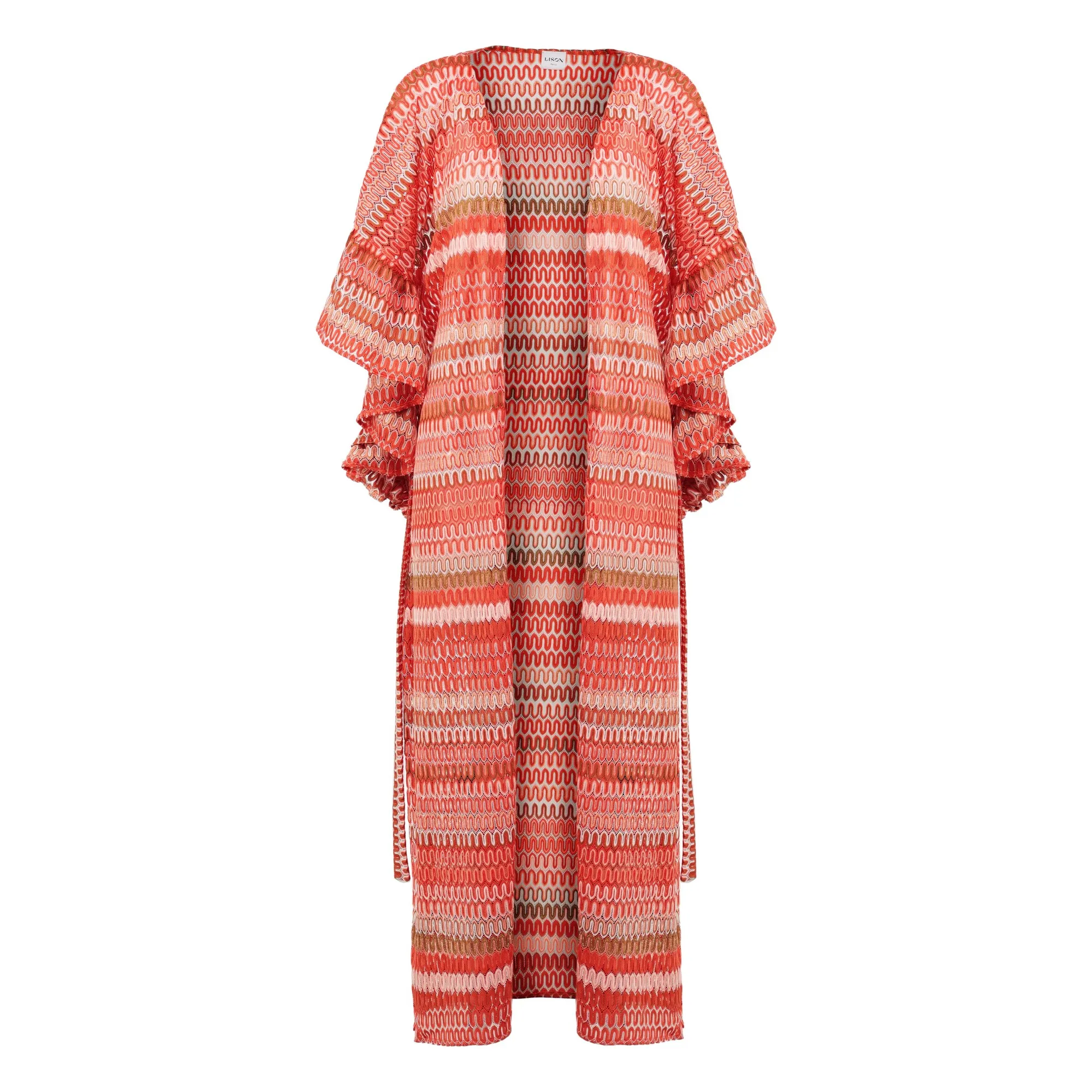 Lison Paris Coral Caftan Sunset Crochet