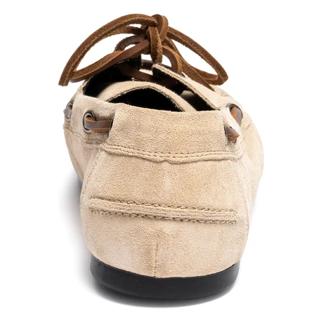 Leo Sensory Boat Shoes | Beige