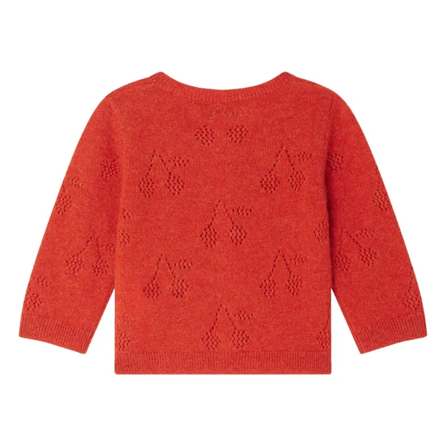 Cardigan Josiane Cachemire | Orange