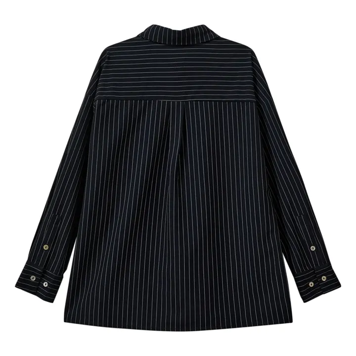 Chemise Kaliasy Rayée | Bleu marine- Image produit n°3