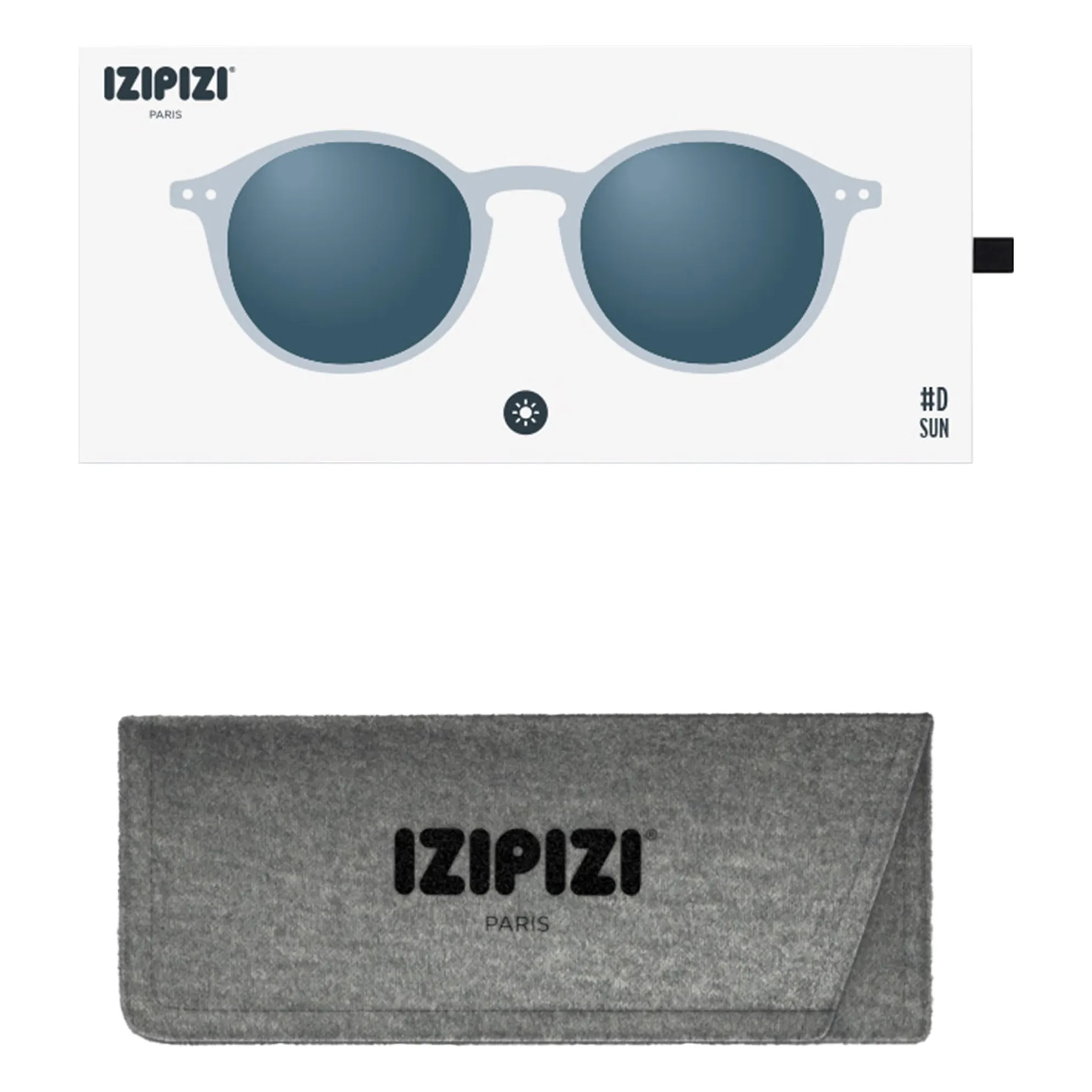 Lunettes de Soleil #D | Bleu pâle- Image produit n°4