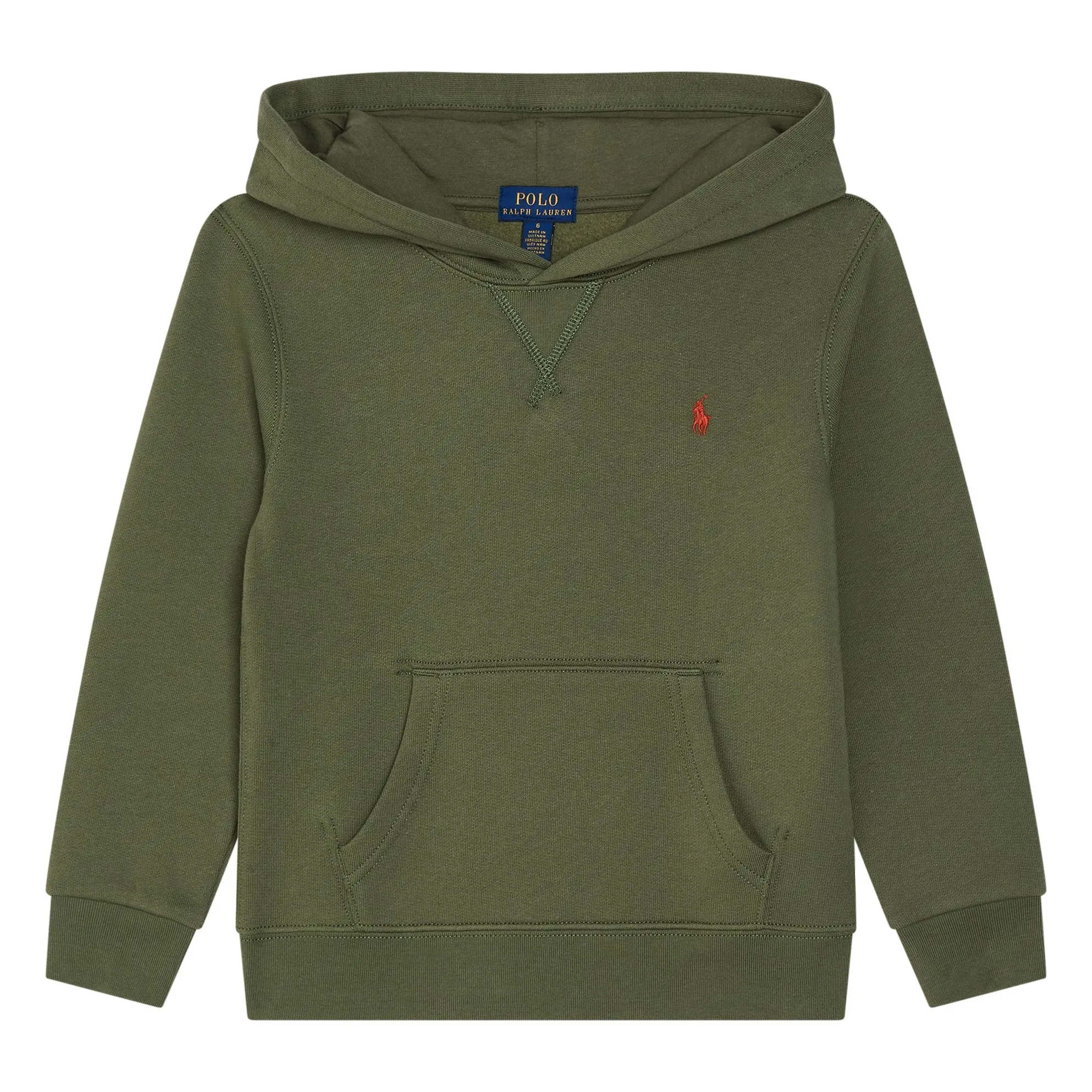 Ralph Lauren Khaki Logo Hoodie