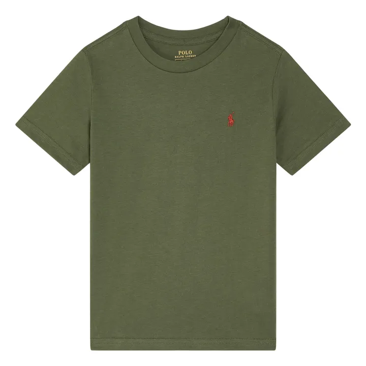 Logo-Jersey-T-Shirt | Khaki- Produktbild Nr. 0