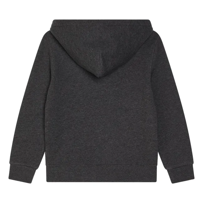 Sweat à Capuche Logo | Gris foncé