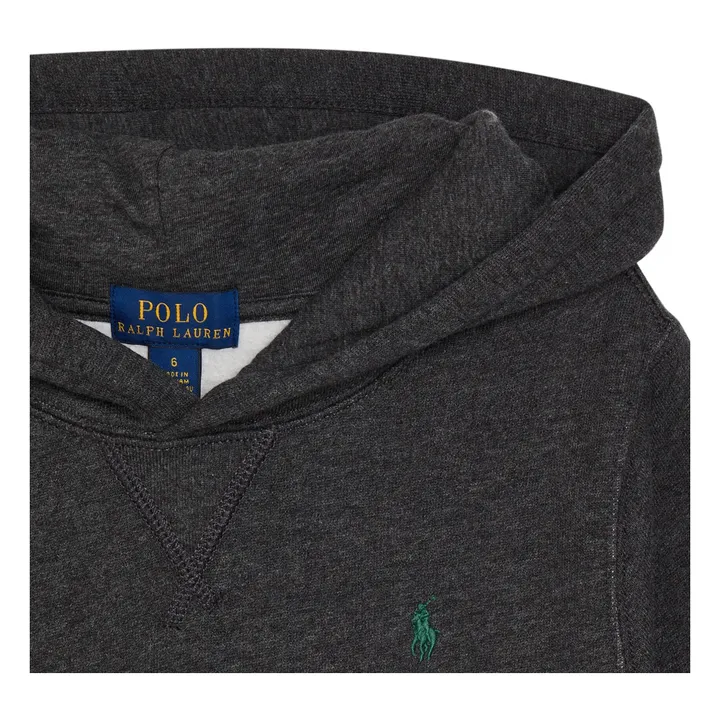 Sweat à Capuche Logo | Gris foncé- Image produit n°2