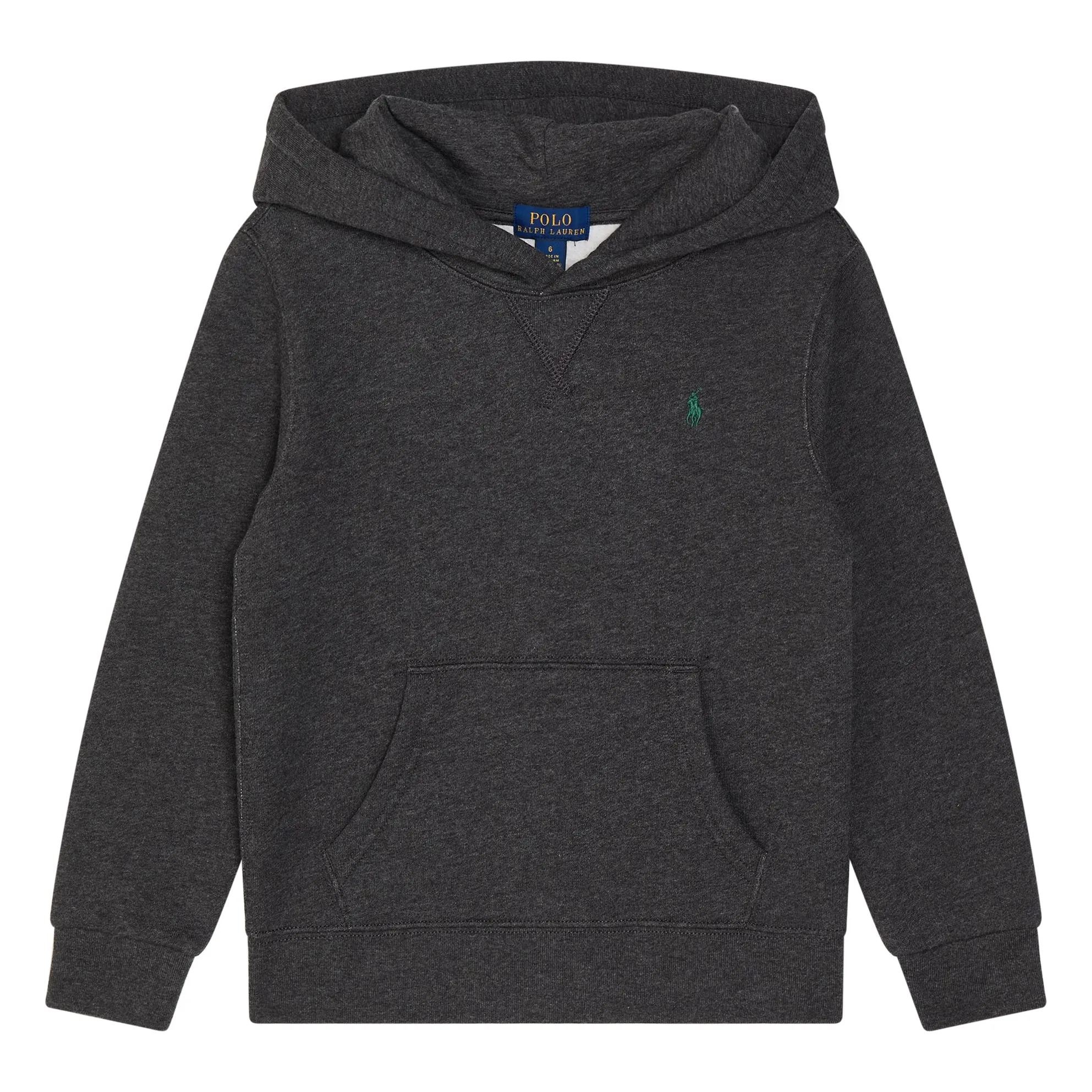 Ralph Lauren Dark Grey Logo Hoodie