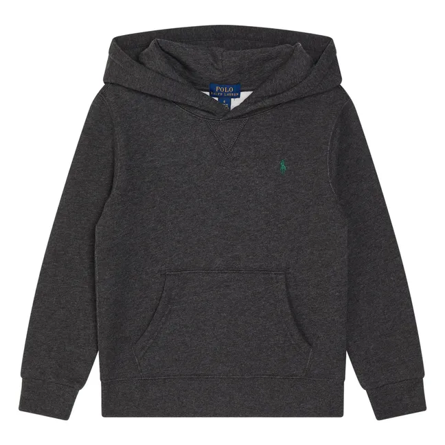 Sweat à Capuche Logo | Gris foncé