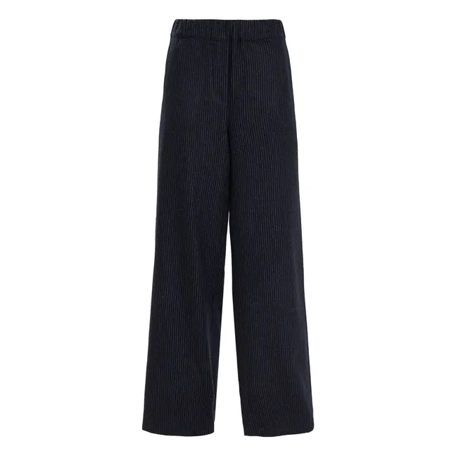 Pantalon Bales Rayé | Bleu marine
