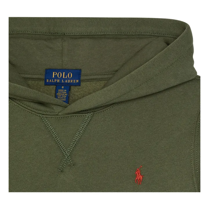 Sweat à Capuche Logo | Vert kaki- Image produit n°2