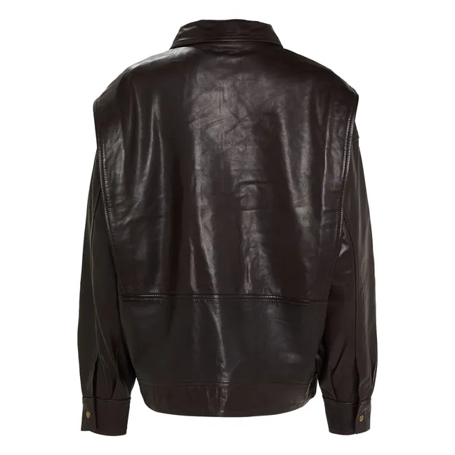 Blouson Edgar Cuir | Marron