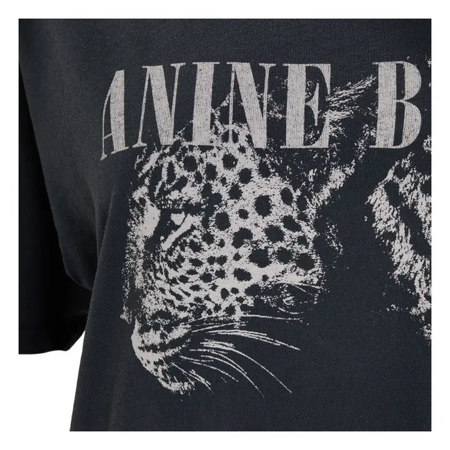 T-shirt in cotone organico Cohen | Washed Black