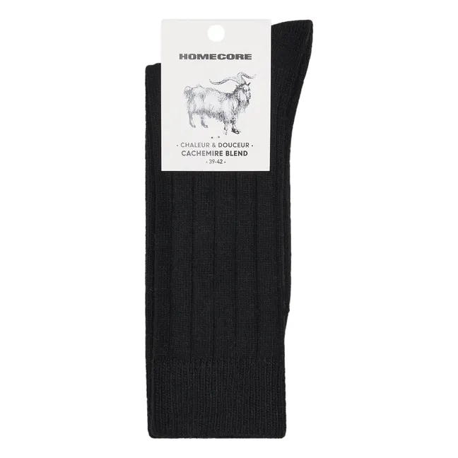 Cashmere socks | Black