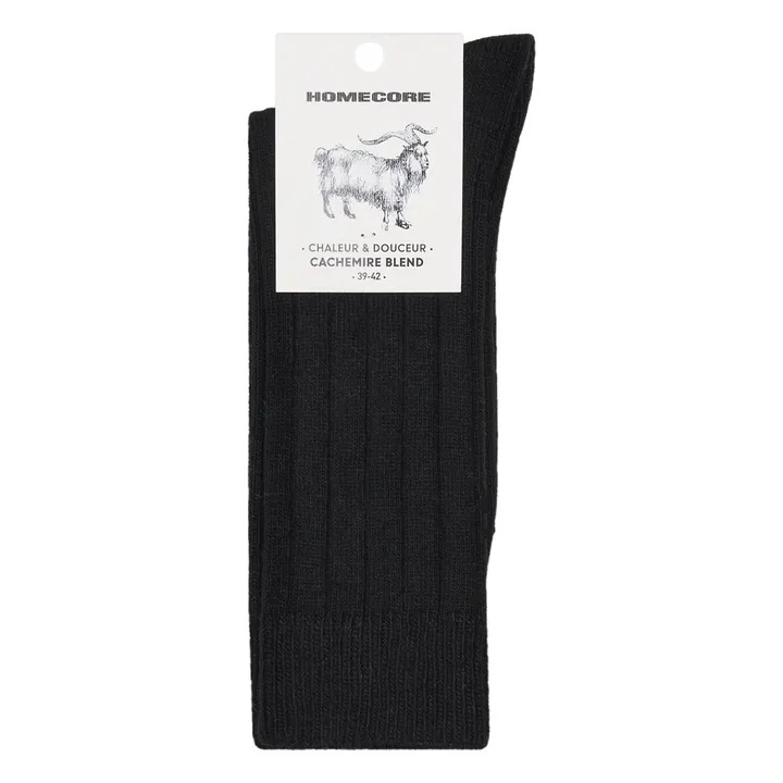 Chaussettes Cachemire | Noir- Image produit n°0