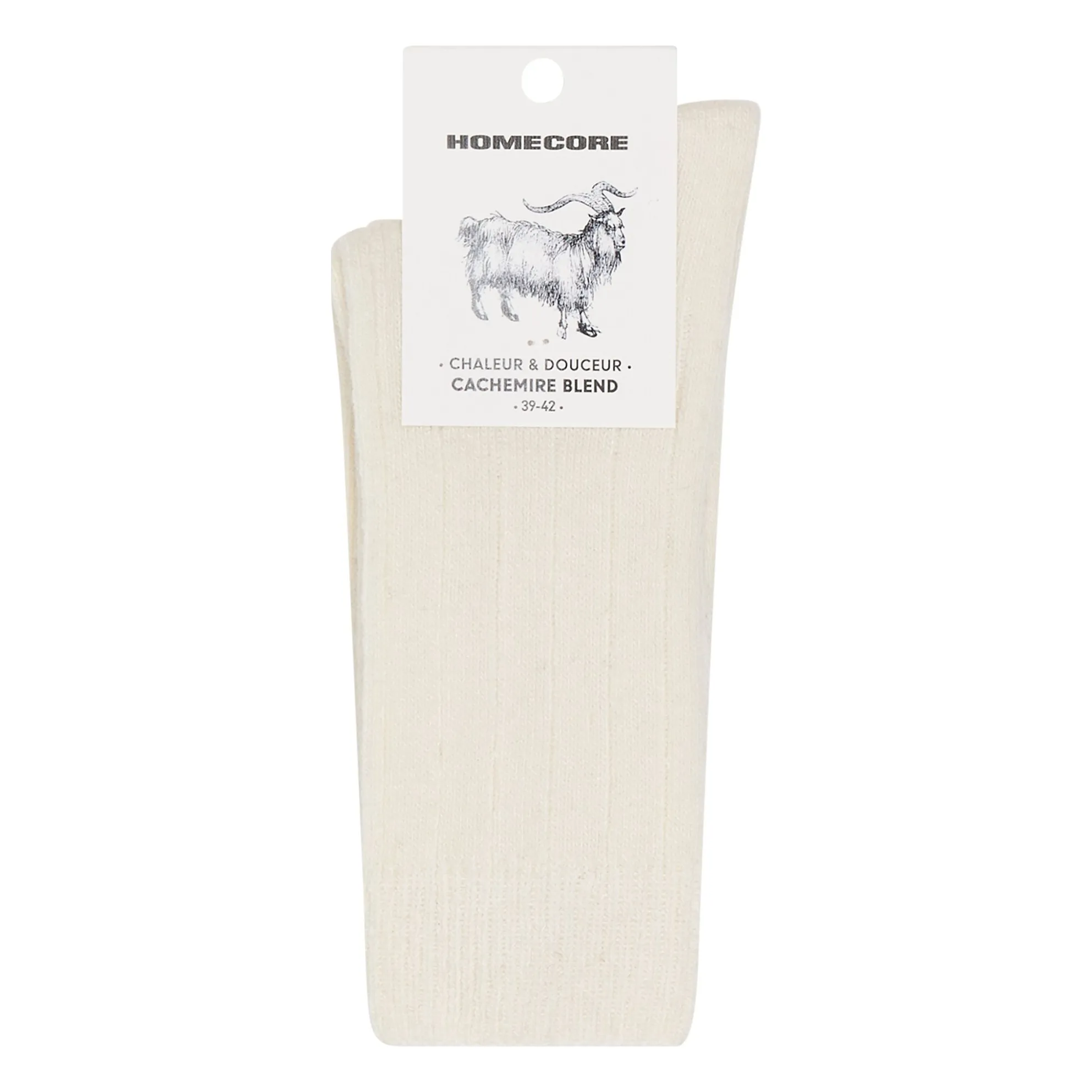 Homecore Cream Cashmere Socks