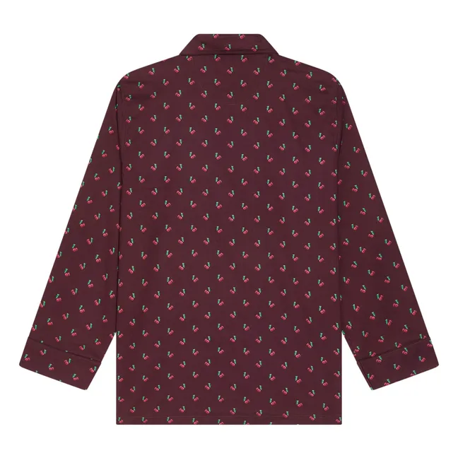 Chemise Pyjama Cherry | Bleu marine