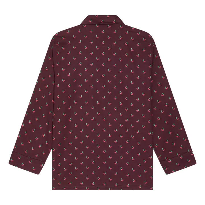Chemise Pyjama Cherry | Bleu marine- Image produit n°1