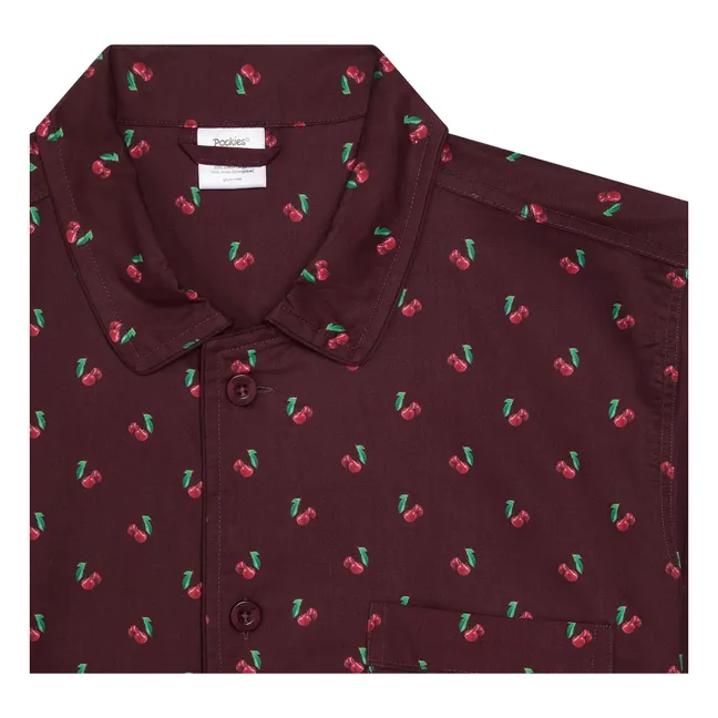 Camicia pigiama Cherry | Blu marino