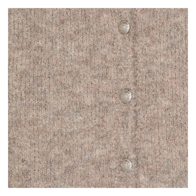 Cardigan Kyrasy Fibres Recyclées | Beige