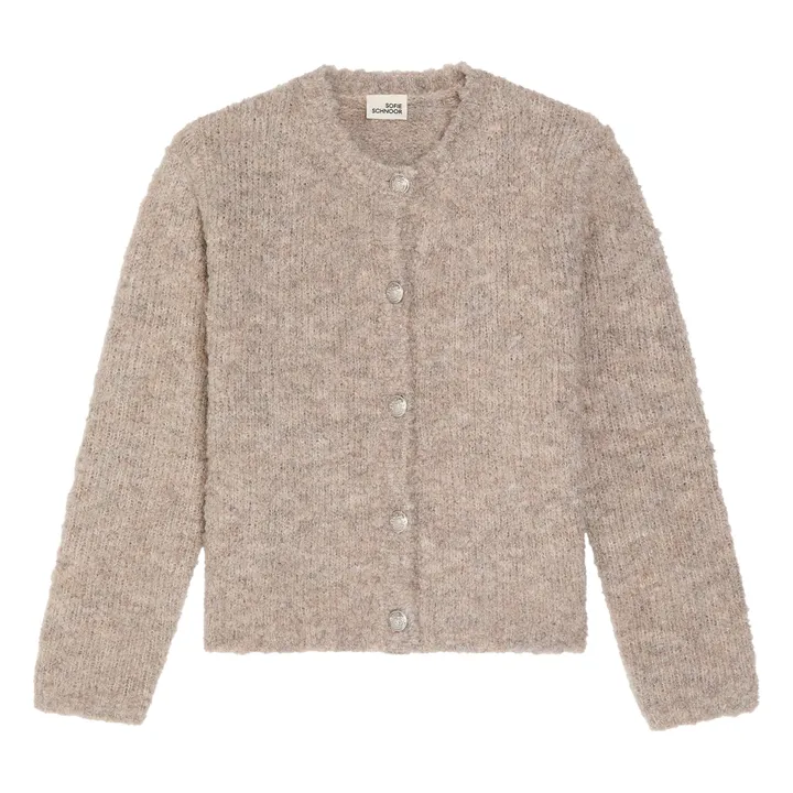 Cardigan Kyrasy Fibres Recyclées | Beige- Image produit n°0