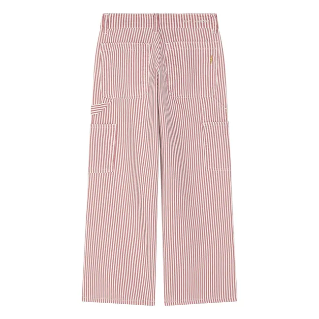 Pantalon Gittesy Rayé | Rouge