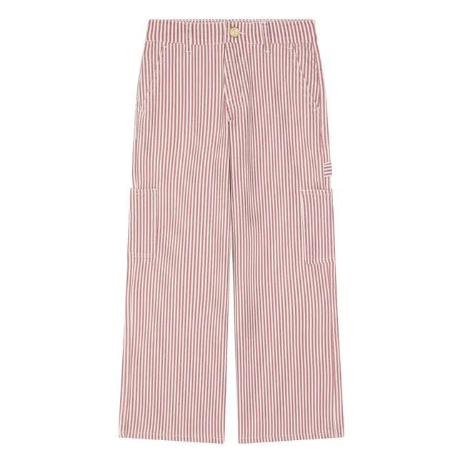 Pantalon Gittesy Rayé | Rouge