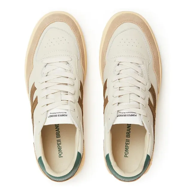 Elan Pippa Leather Sneakers | Ecru