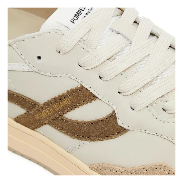 Basket Cuir Elan Pippa | Ecru- Image produit n°2