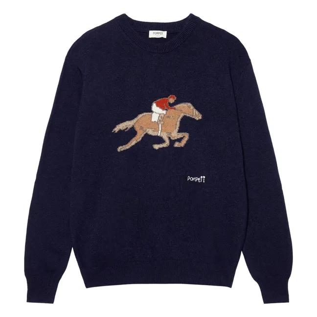Sweat Maille Equestrian  | Bleu marine