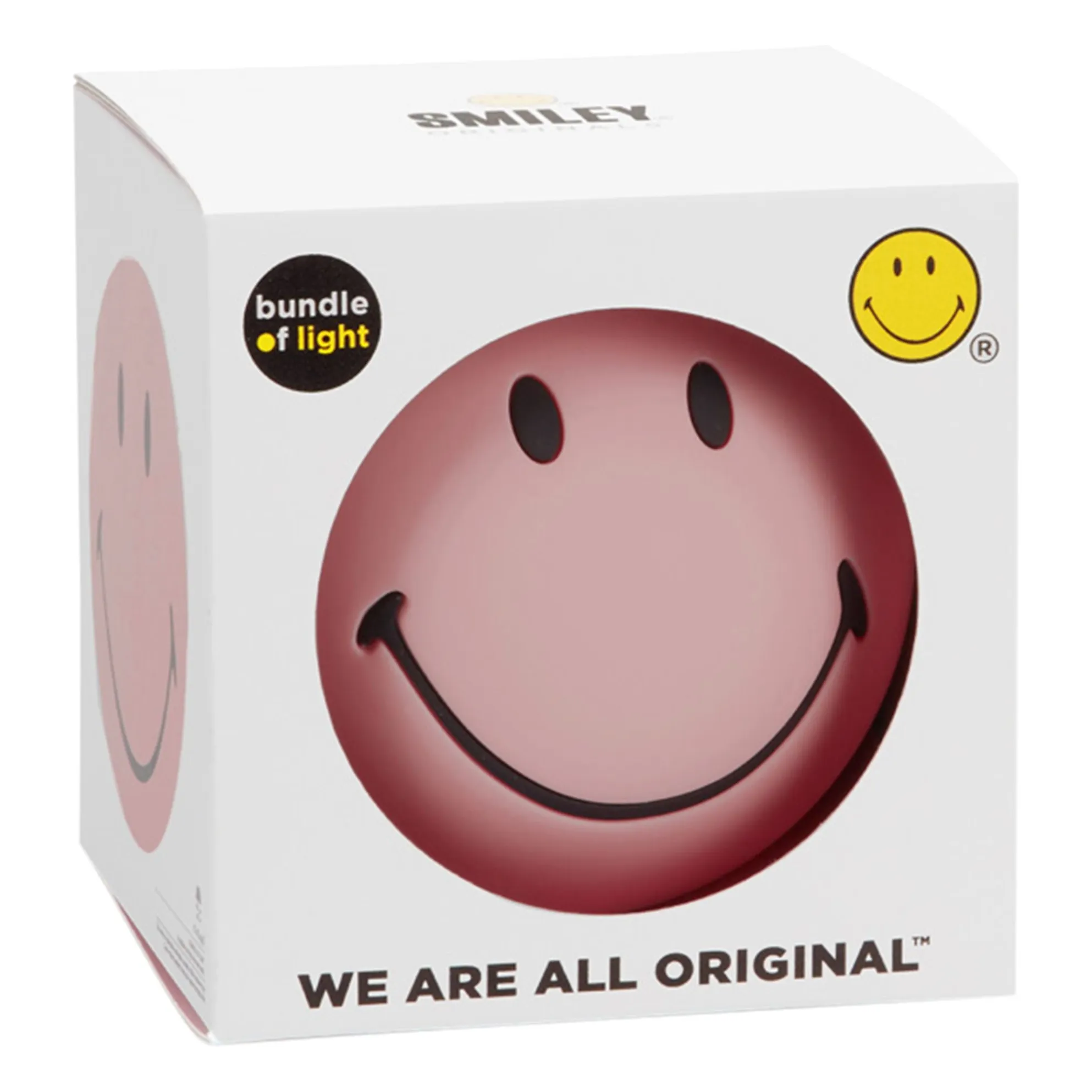 Lampe Smiley | Rose- Image produit n°2
