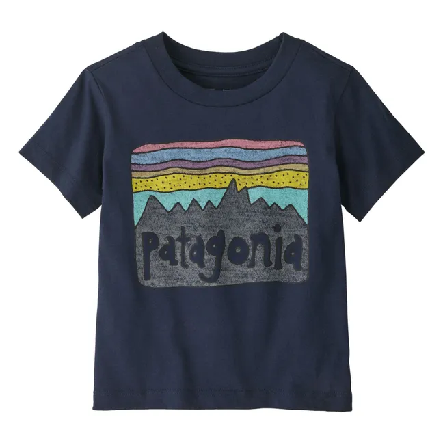 T-shirt Fitz Roy Skies | Bleu marine