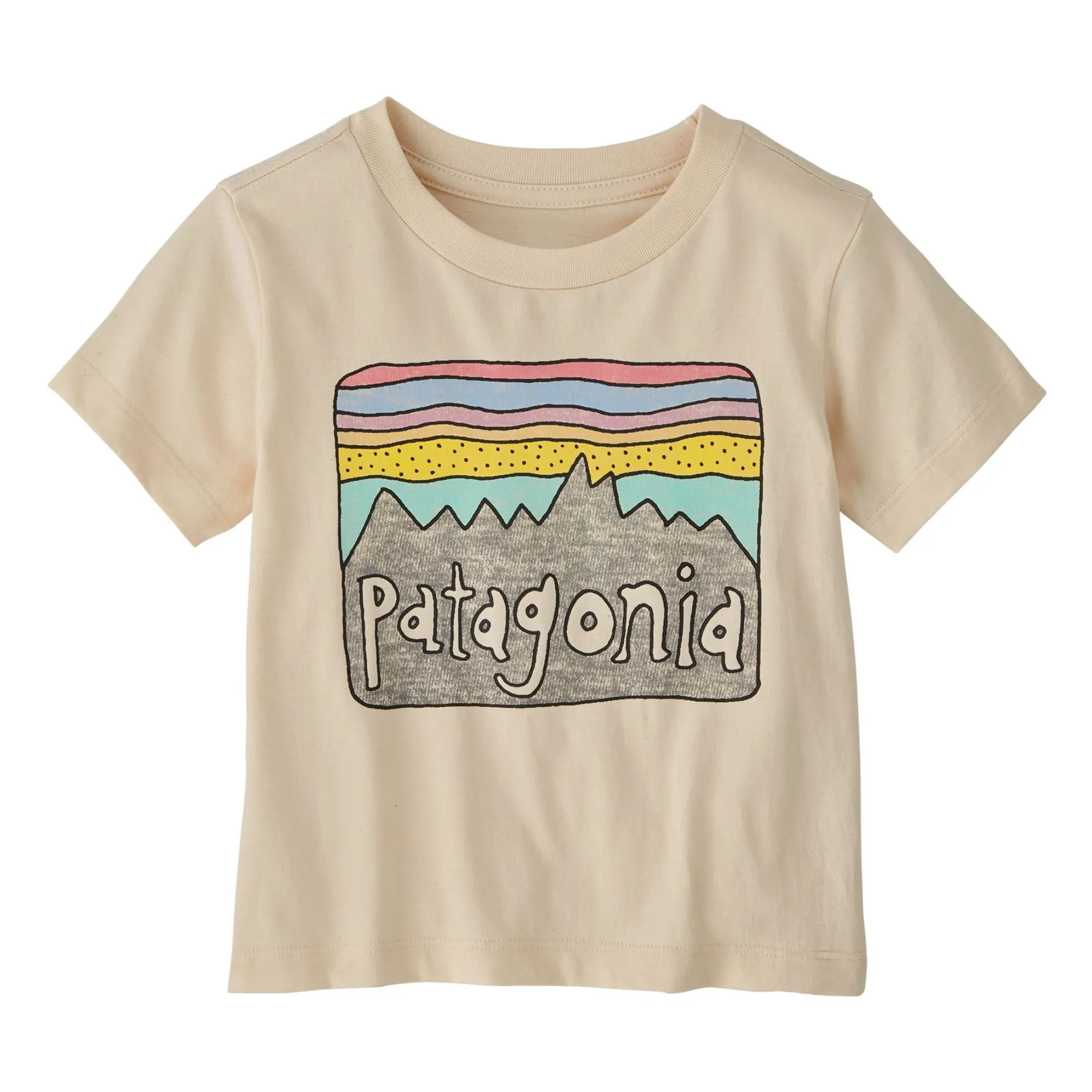 Patagonia Ecru Fitz Roy Skies T-Shirt