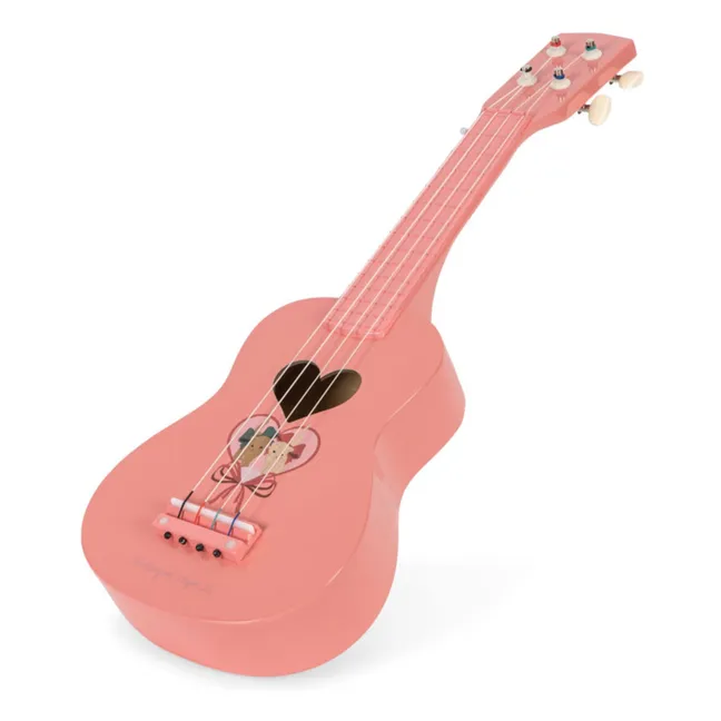 Ukulele in legno FSC Bow Kitty | Rosa