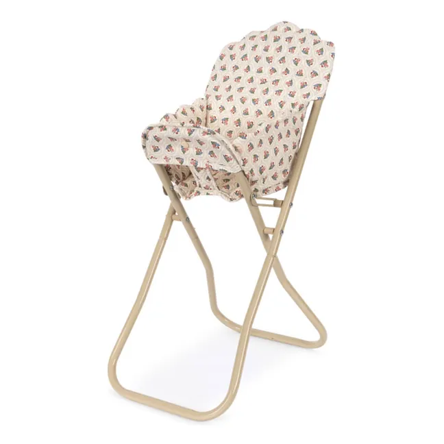 Chaise haute pour poupée Verona Blues | Blanc