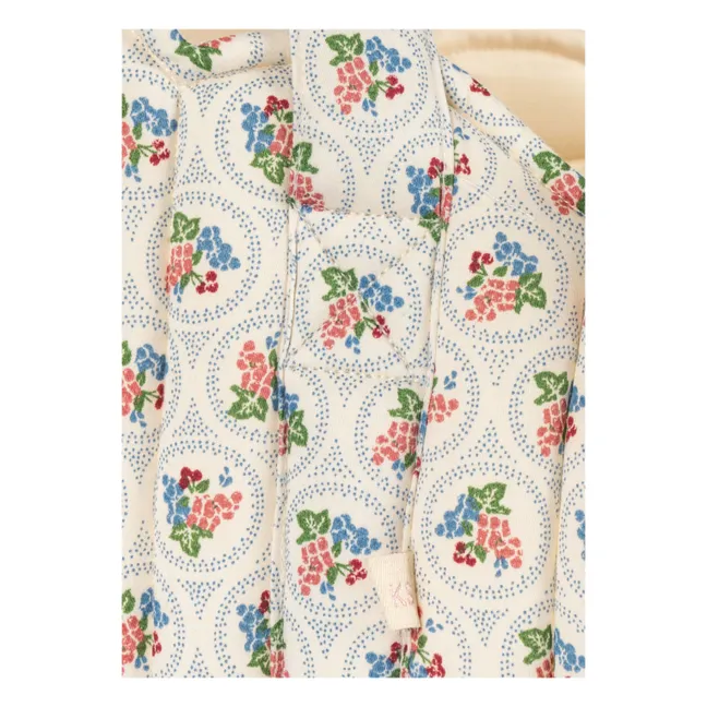 Verona Blues doll bassinet | White