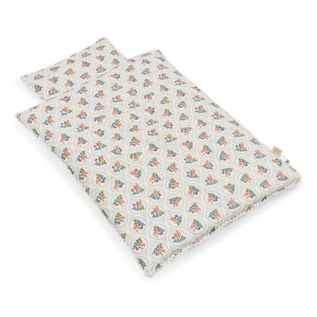 Verona Blues doll bed set | White