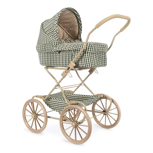 Baby carriage for Vichy doll | Charcoal grey