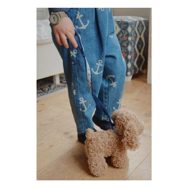 Peluche Lulu dans son sac | Beige- Image produit n°2