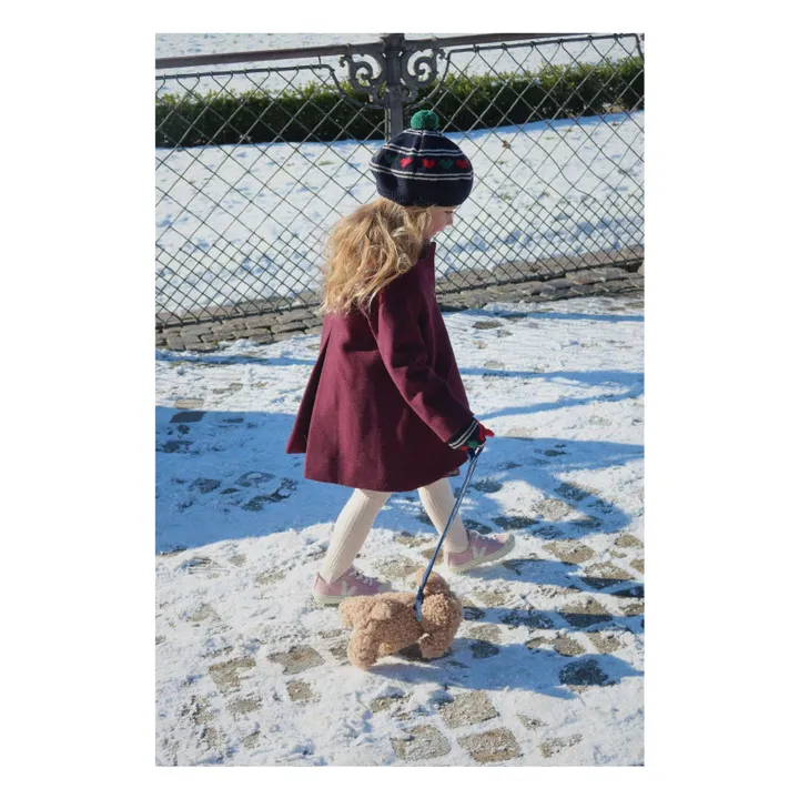 Peluche Lulu dans son sac | Beige- Image produit n°1