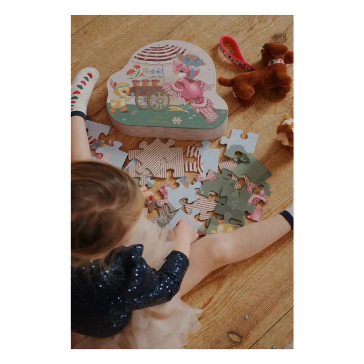 Peluche Teckel avec sa niche | Marron- Image produit n°6